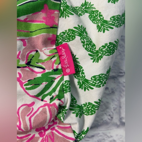 Lilly Pulitzer for Target Floral Tote with Gold Handles - Picture 2 of 9